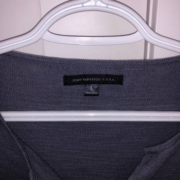 John Varvatos Long Sleeve Tee size L - Picture 2 of 3
